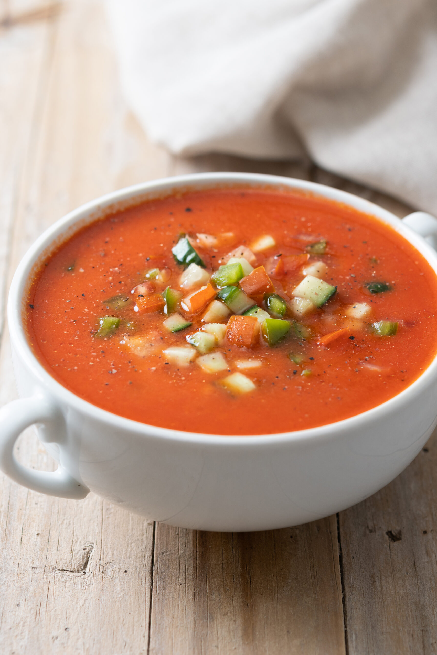 Gazpacho – hideg andalúz zöldségleves